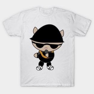 Cat Rapper Musician T-Shirt